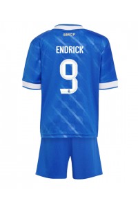 Real Madrid Endrick #9 Jalkapallovaatteet Lasten Kolmas peliasu 2025-26 Lyhythihainen (+ Lyhyet housut)